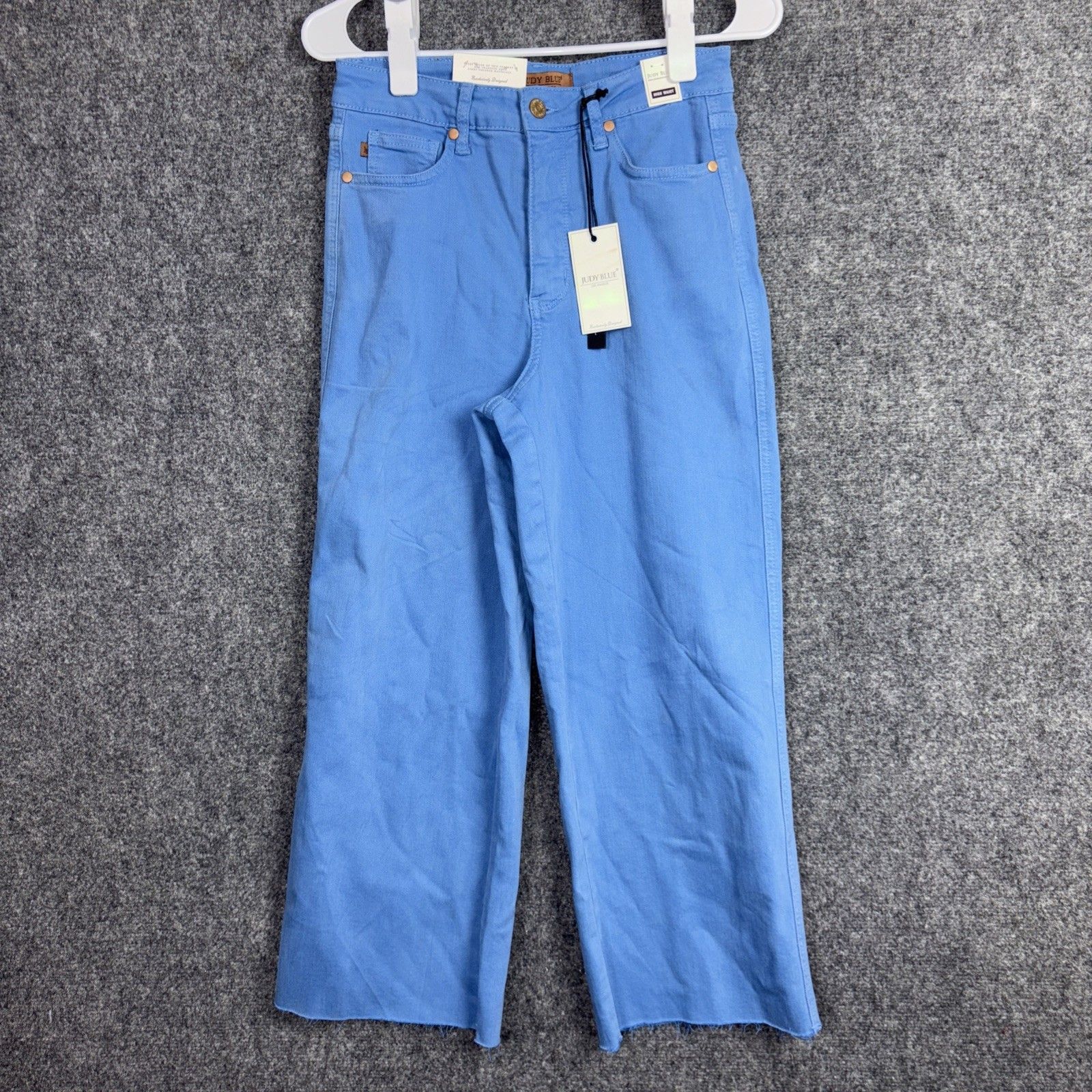Judy Blue Jeans Womens Size 7 / 28 Sky Blue Crop Wide Leg Jb88843